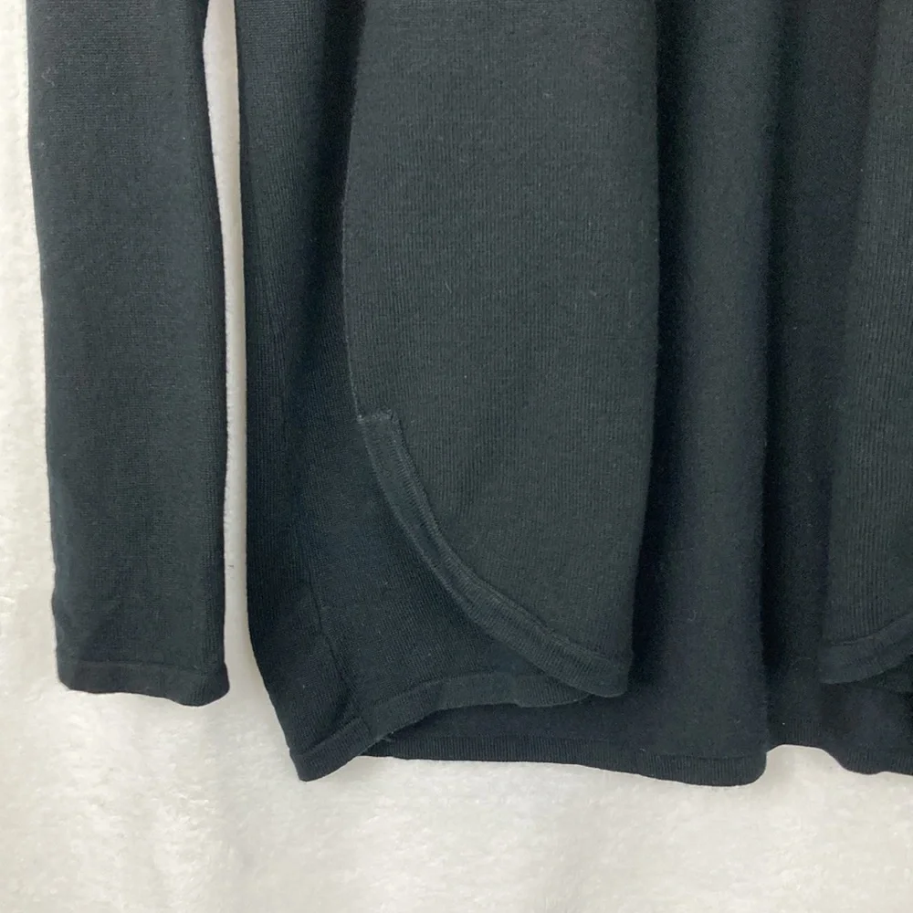 Women’s Black Shawl Collar Open Cardigan sz Medium